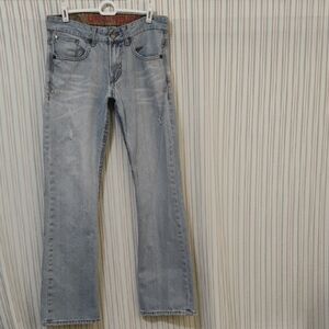 UNIONBAY Men's Light Blue Bootcut Jeans 30X32